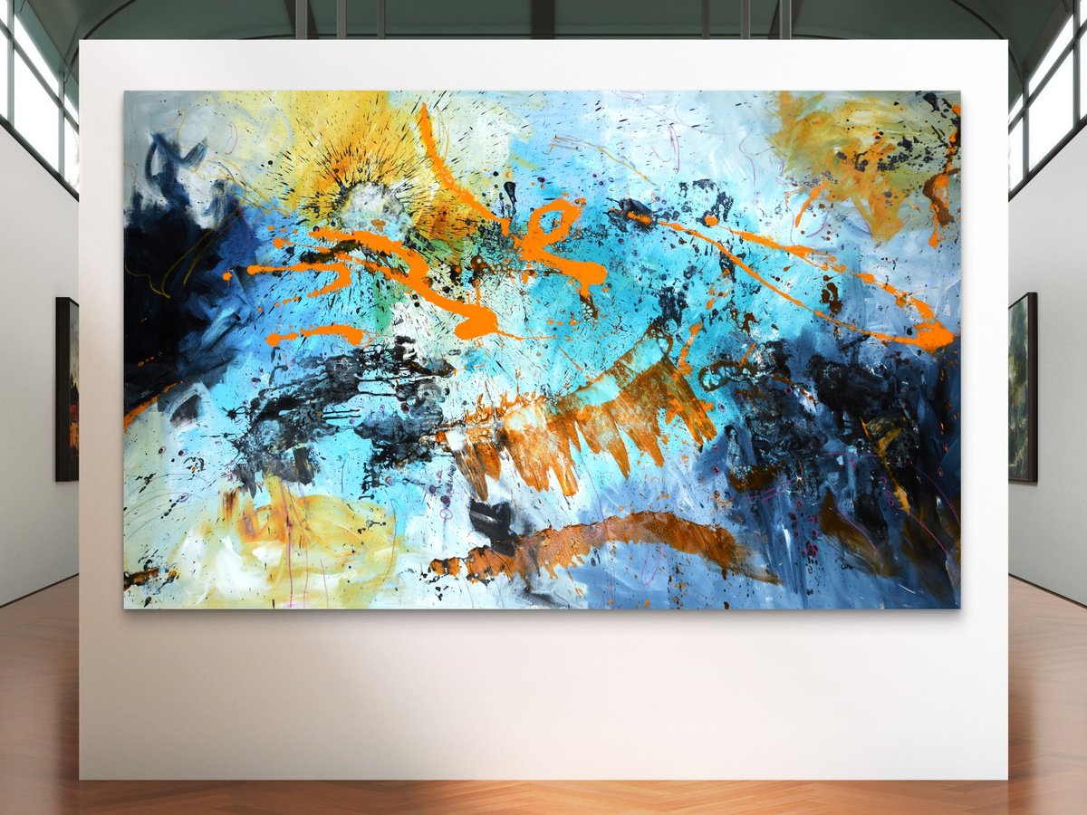  Kinetic Topography By Andrada Anghel, 108 X 65, Artwork For Sale On Artfinder