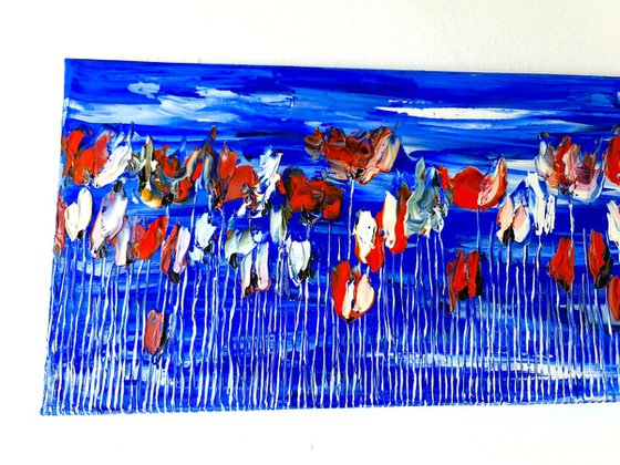 Poppies On Blue Sky 2