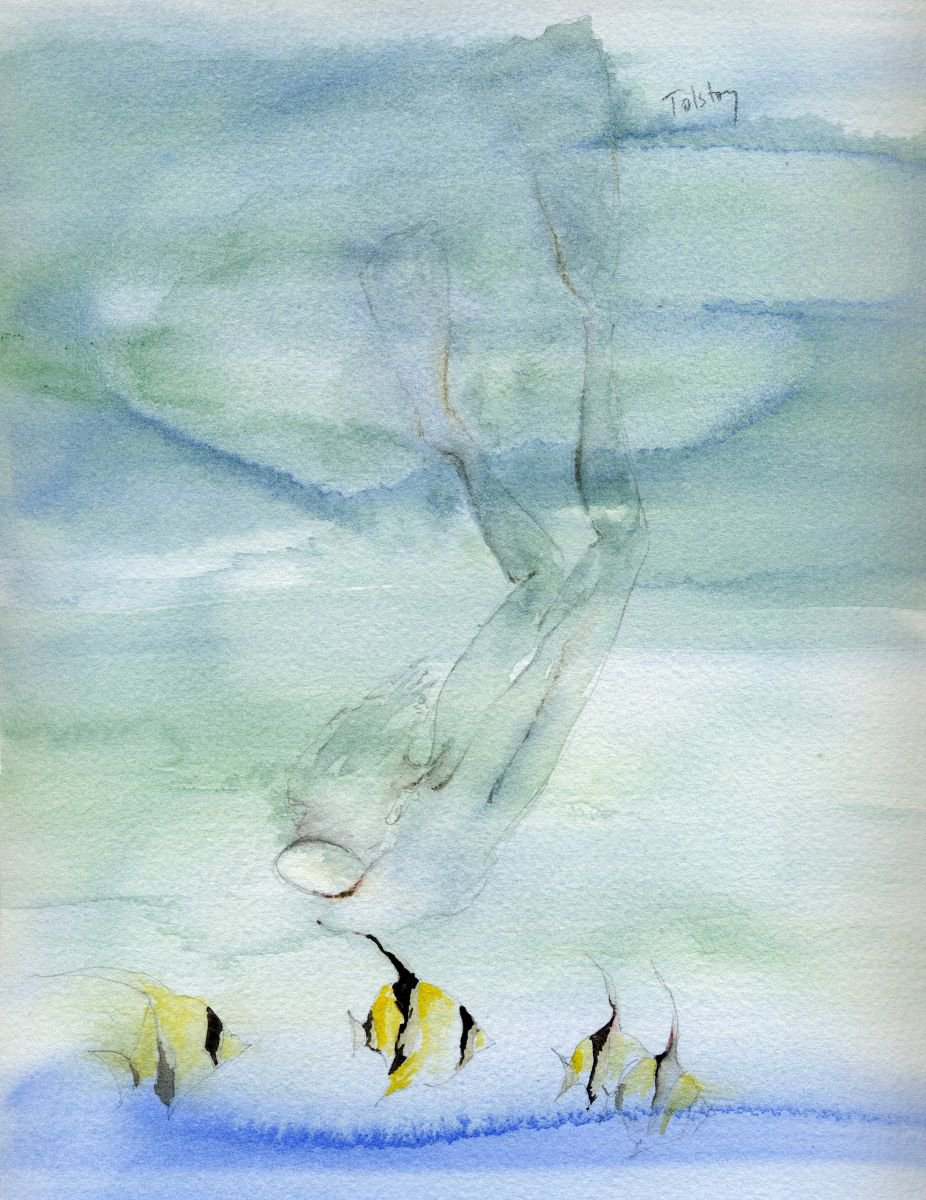 Impressionistic Animal Watercolour By Alex Tolstoy, 12 X 16, The Parade, Original Artwork