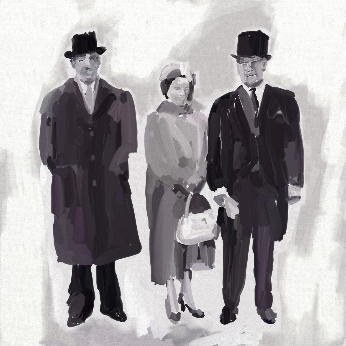 Richard, Dorothy & Bill (Limited Edition) by Anna Bush
