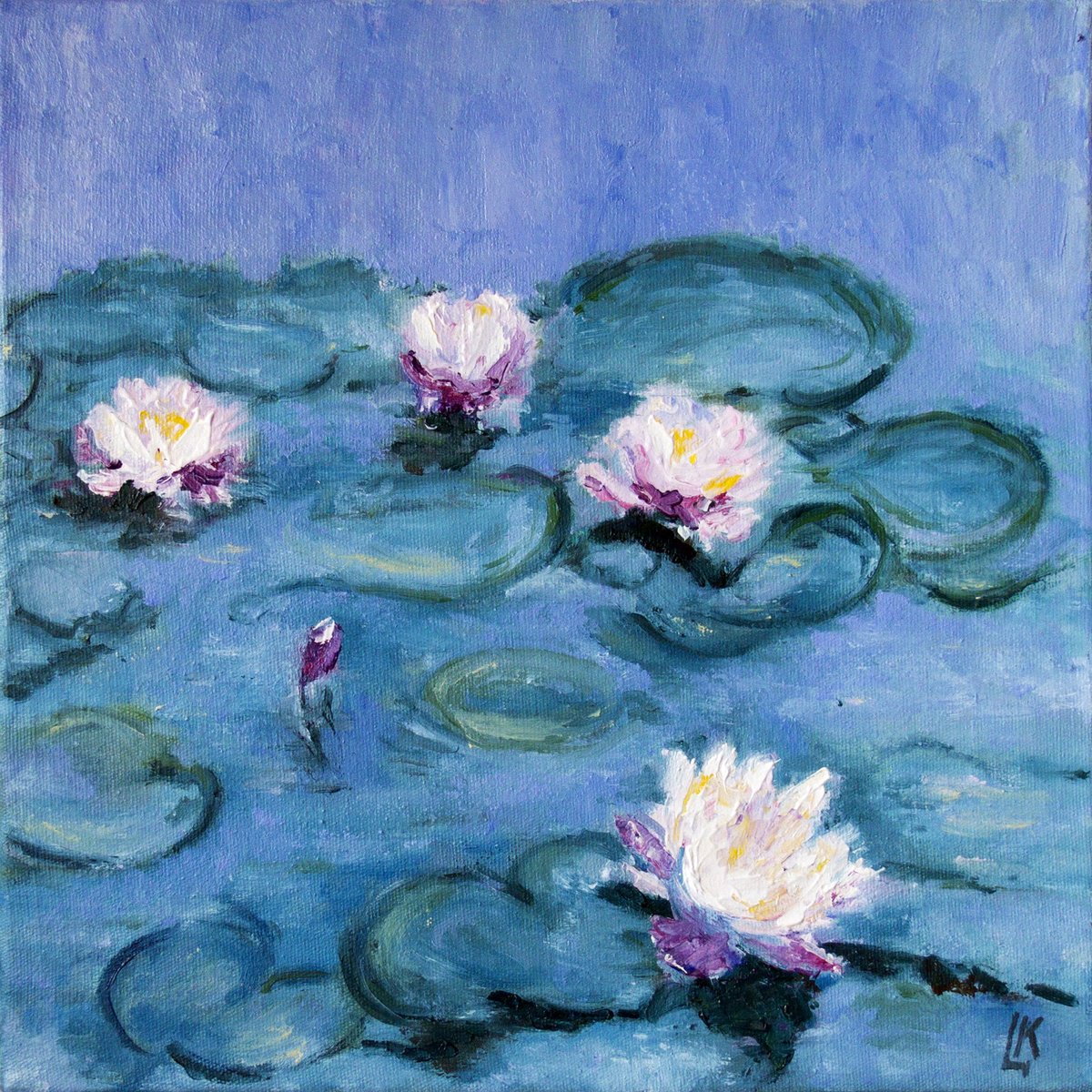 Water Lilies by Ludmila Kovalenko