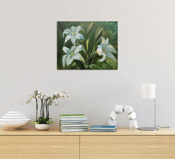 White lilies 2