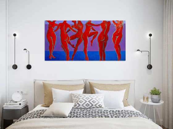 FRIEZE - DANCING NUDES