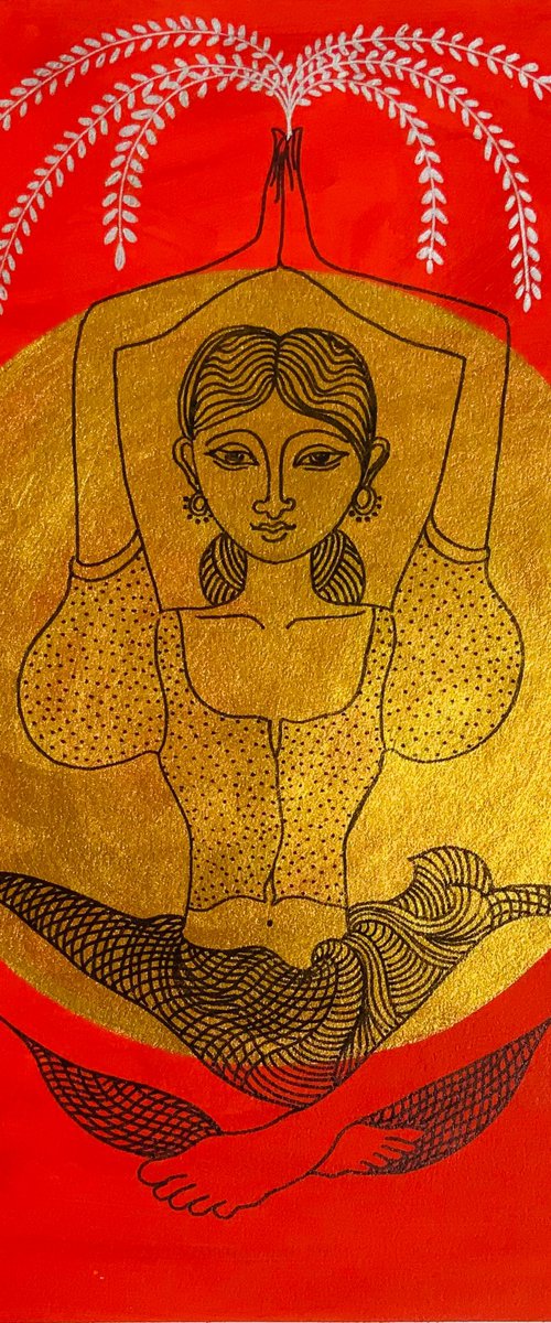 Worshipping the Sun by Hiranya R