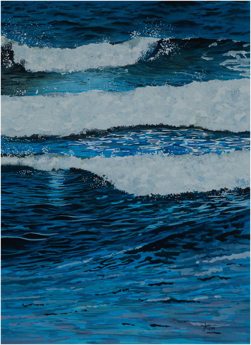 Three waves by John Kerr