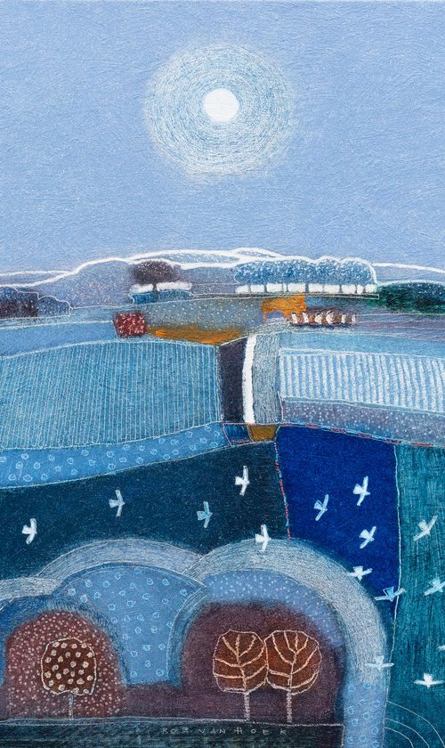 Blue moon by Rob   van Hoek