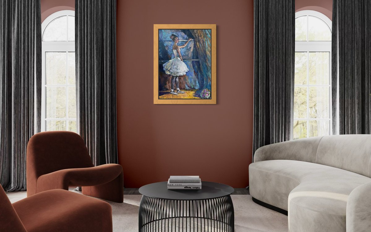 Ballet Performance (Charlotte) By Nadezda Stupina, 24 X 31, Artwork For Sale On Artfinder
