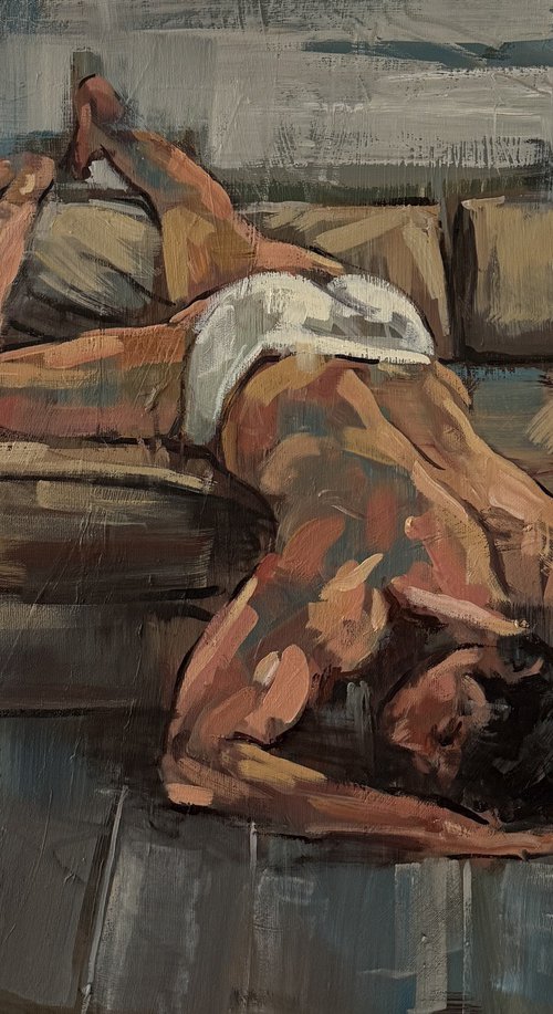Male nude by Emmanouil Nanouris