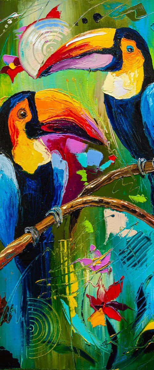 Happy Toucans by Liubov Kuptsova