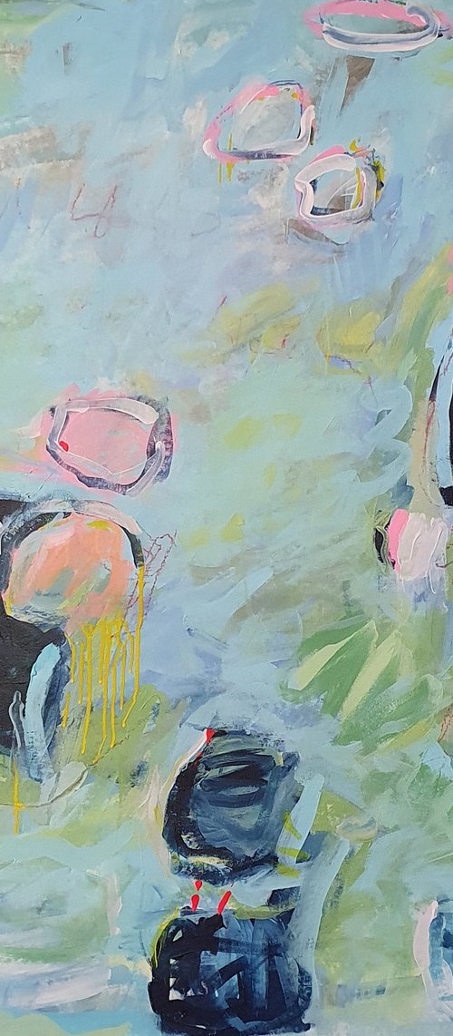 Deconstructed waterlily pond by Jutta Widrinsky