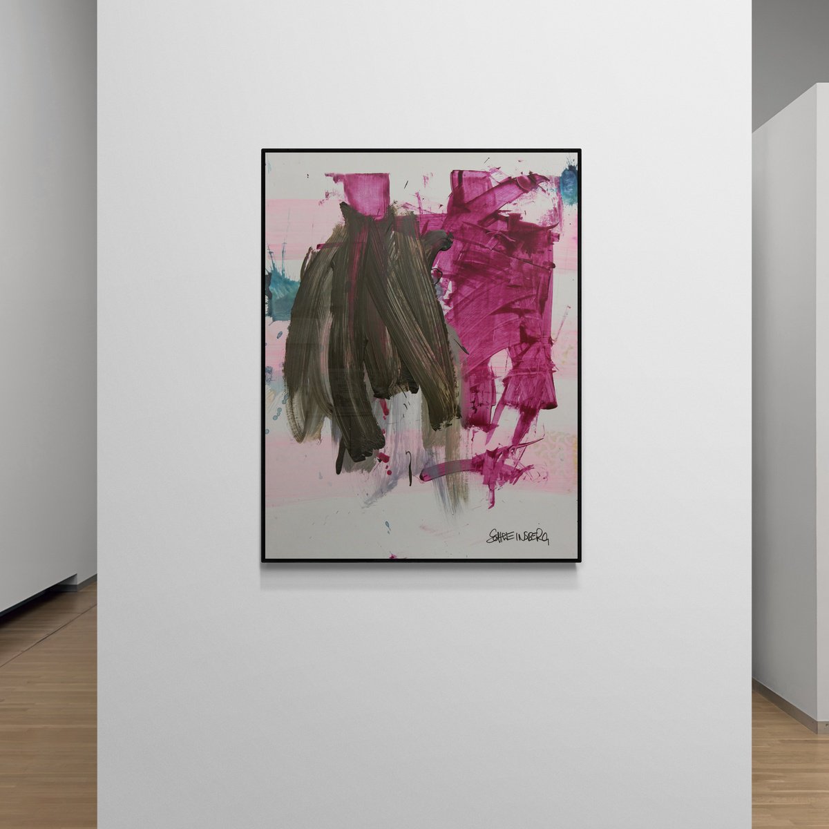 Expressive Painting , You Make Me Shine By Daniela Schweinsberg, 20 X 26, Artwork For Sale On Artfinder