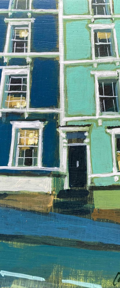 Tall Blue Terrace by Camilla Dowse