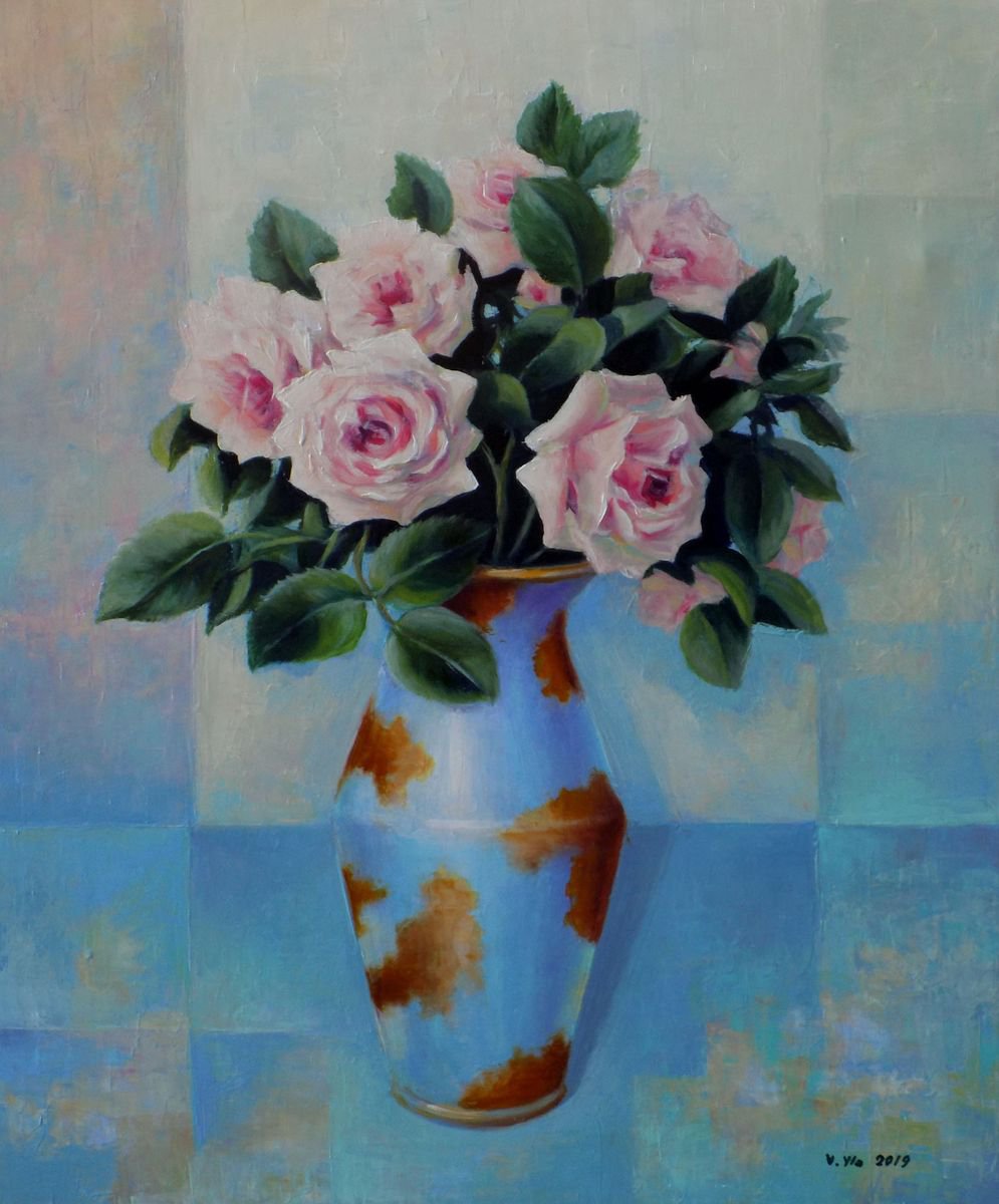 Still life in pastel tones by Valentinas Yla