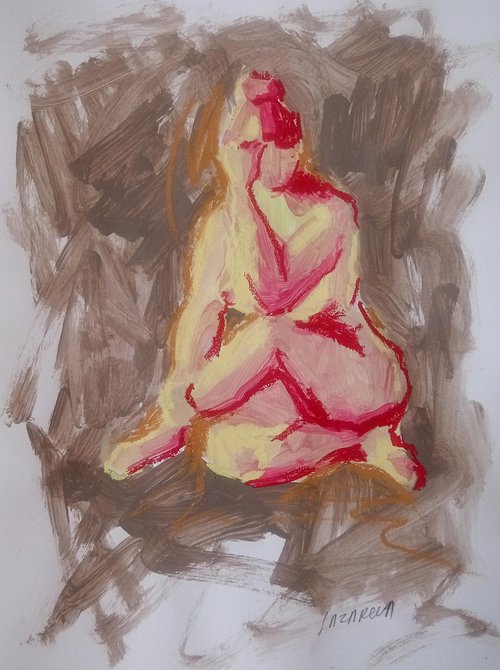 Sketch nude#1 by Valerie Lazareva
