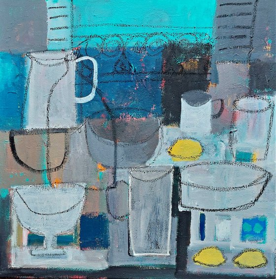 Still Life & 3 Lemons