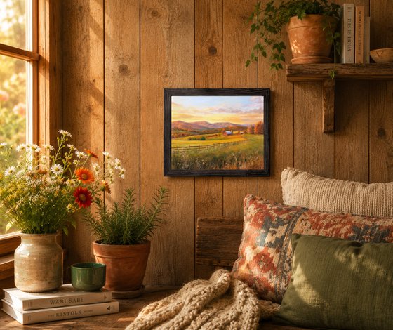 Rustic farm in the countryside
