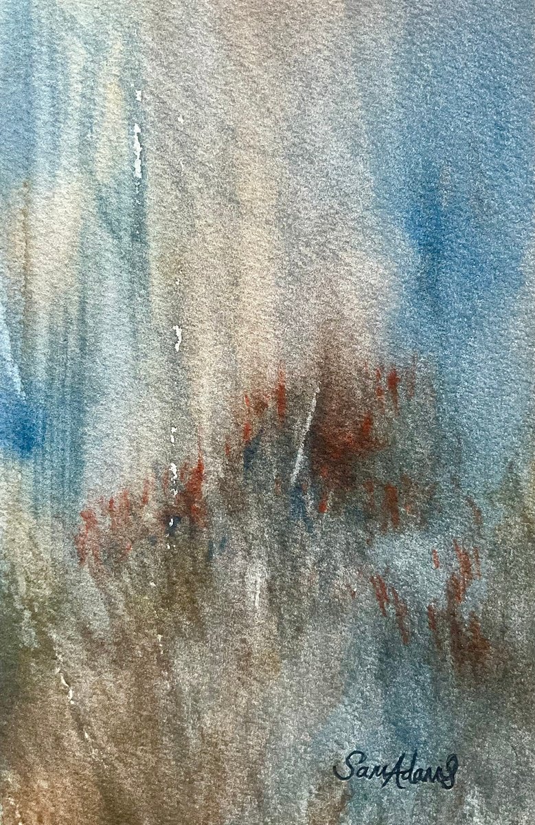 Expressive Watercolour , The Peaceful Wood By Samantha Adams, 5 X 8, Artwork For Sale On Artfinder