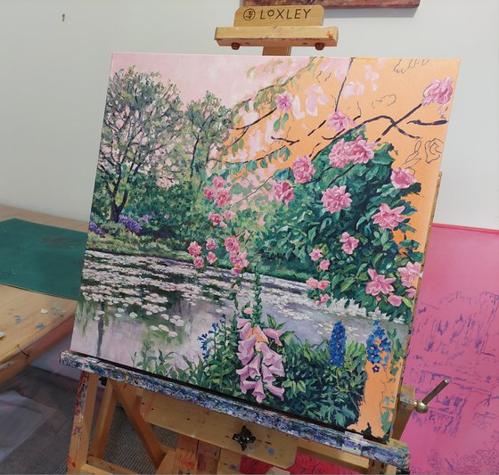 Roses and Waterlilies
