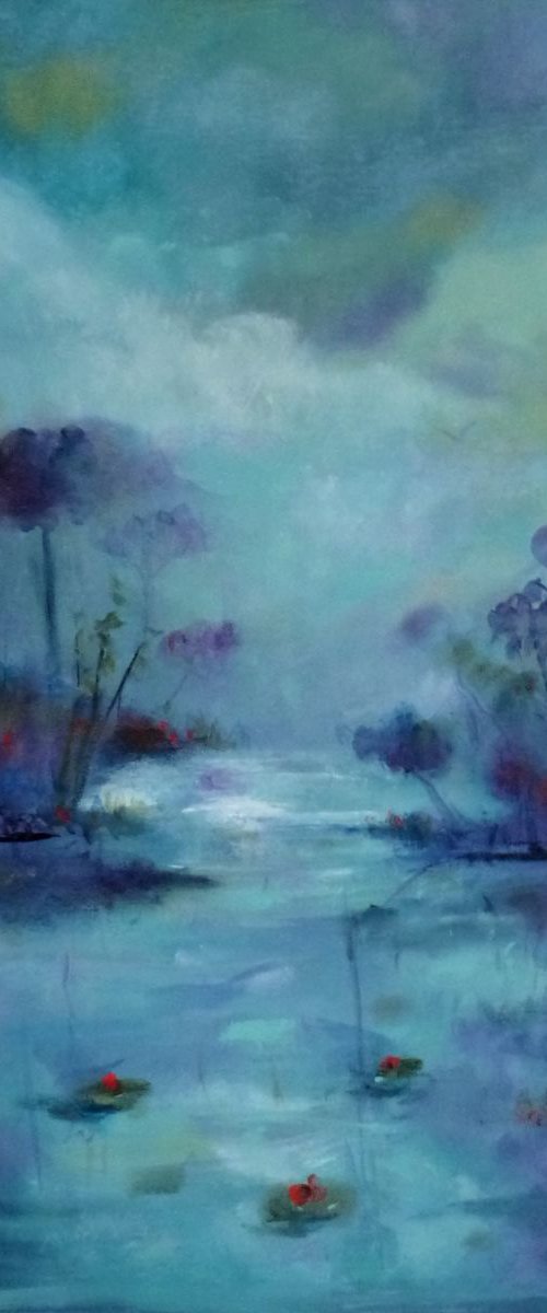 "The Bay of Silence" 60 x 73 cm by Loetitia Pillault
