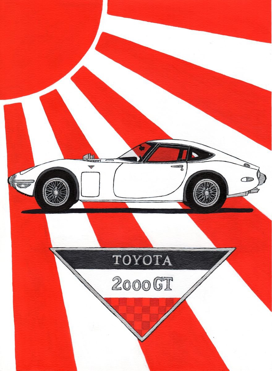 Toyota 2000GT by Paul Cockram