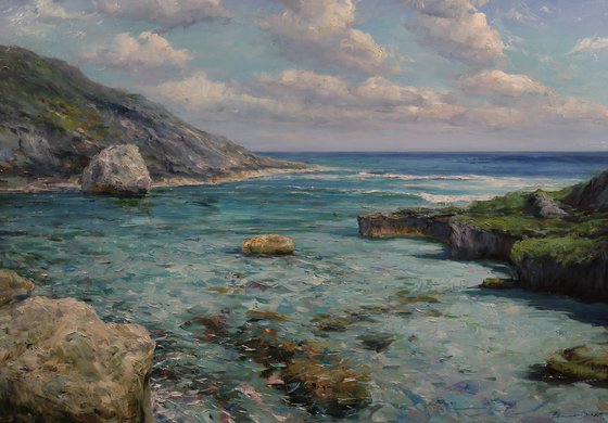 "Turquoise Depths"