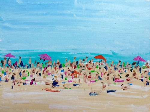 Beach Life  11"x4" by Emma Bell