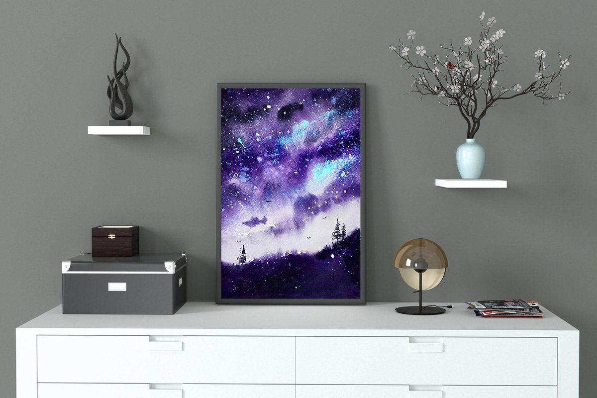 Purple Forest #1 by Svetlana Wittmann