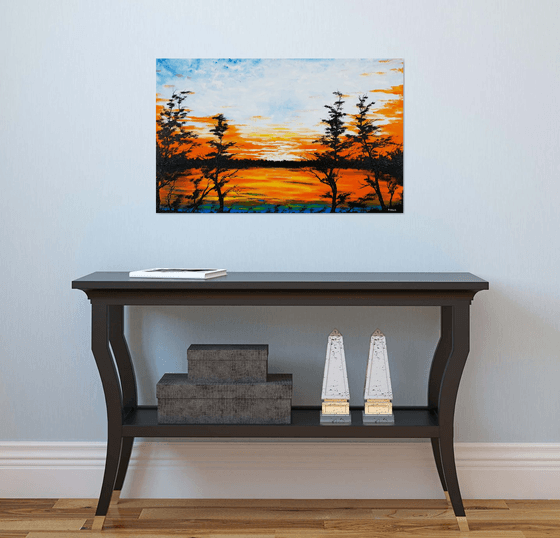 Sunset in the country 1