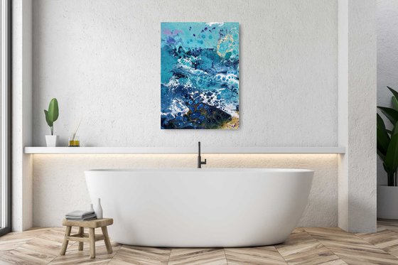 Take A Deep Breath - 80x60cm Original Abstract Painting
