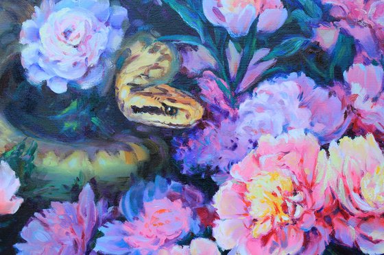 Dangerous beauty. Snake