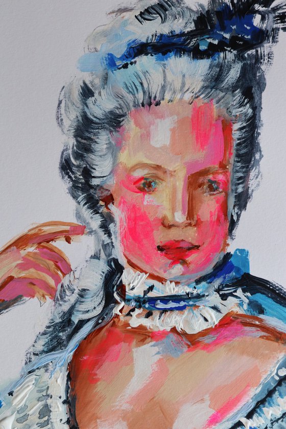 Marie Antoinette in Blue