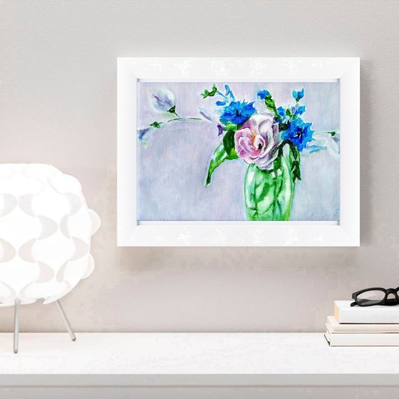 Bouquet of cornflowers