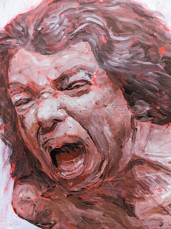 Femme centaure criante