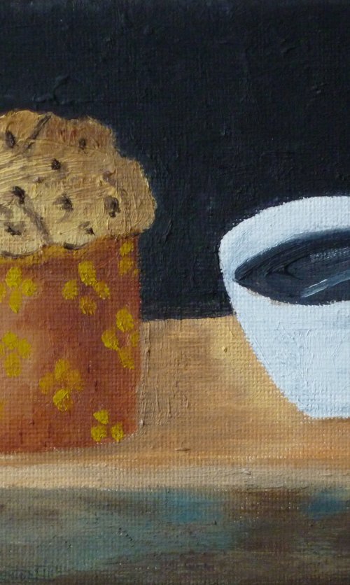 Chocolate Panettone and Coffee by Maddalena Pacini