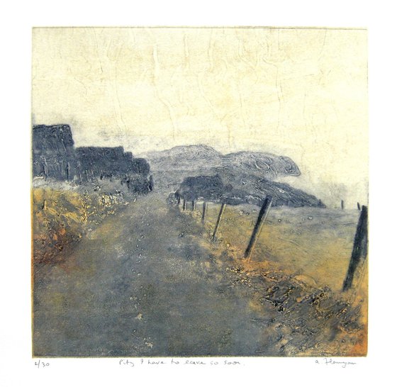 Pity I have to leave so soon.