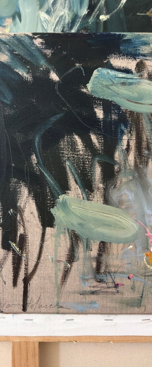 Water lilies by Lilia Orlova-Holmes