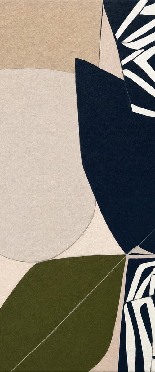 The Vase and the Shadow #1 pastel abstraction by V+V Kniazievi