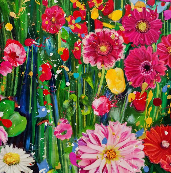 we fell in summer flowers