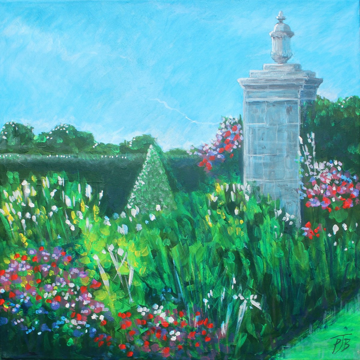 Lytes Cary Manor Gardens I by Paul J Best