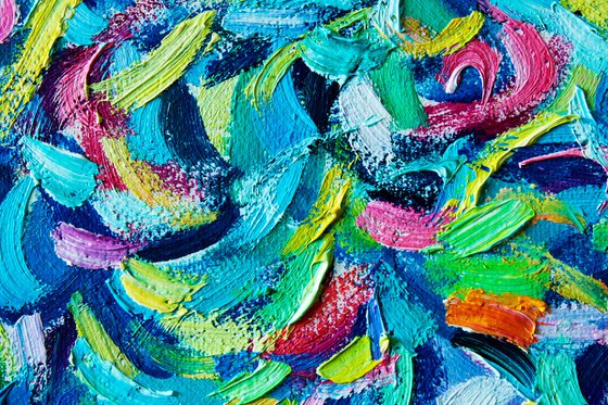 The garden XV Abstract series.