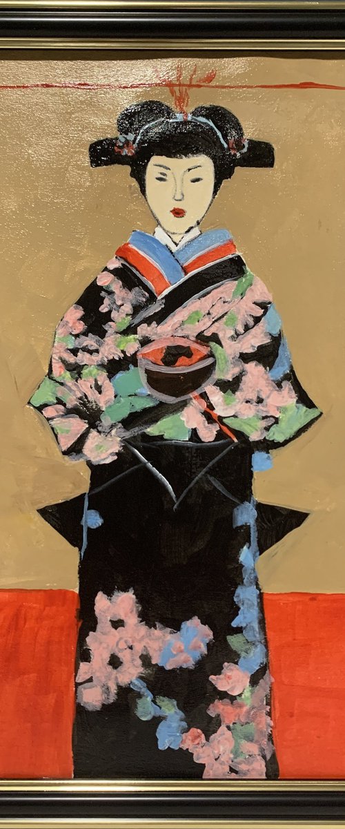 Japanese beauty. Geisha. #19 by Vita Schagen