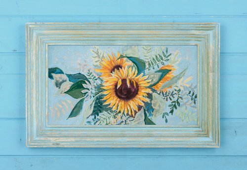 Pastel Sunflowers by Liliya Rodnikova
