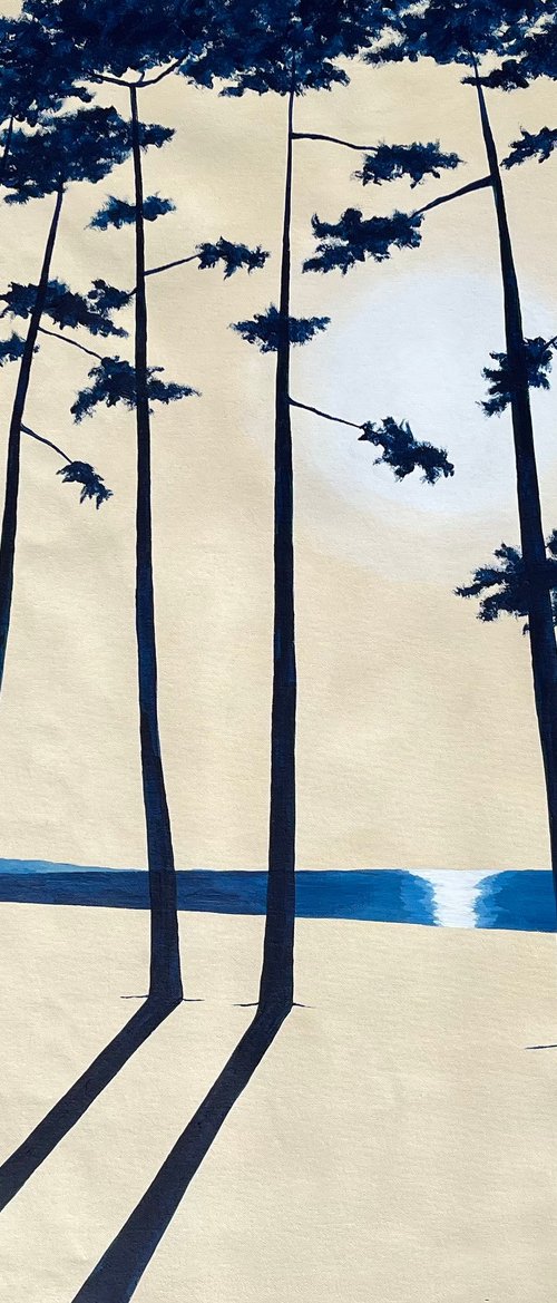 Cap Coz indigo 100x100 by Cadiou Frederic