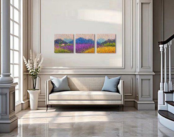 Eternal Summer Horizon - triptych