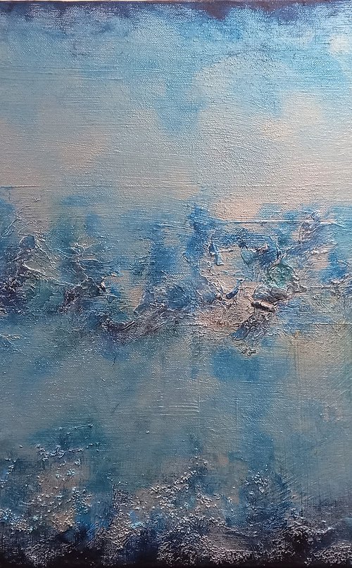 Blue Bay Textured by Susan Wooler