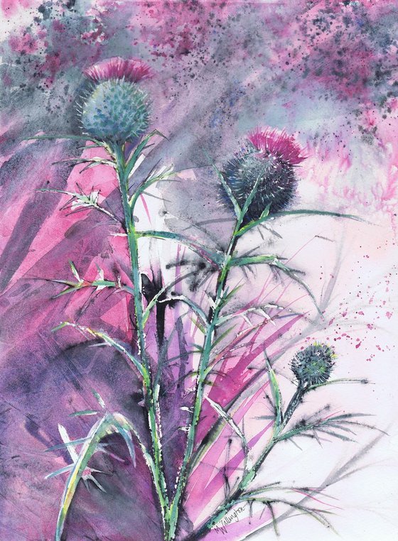 Inky Thistles