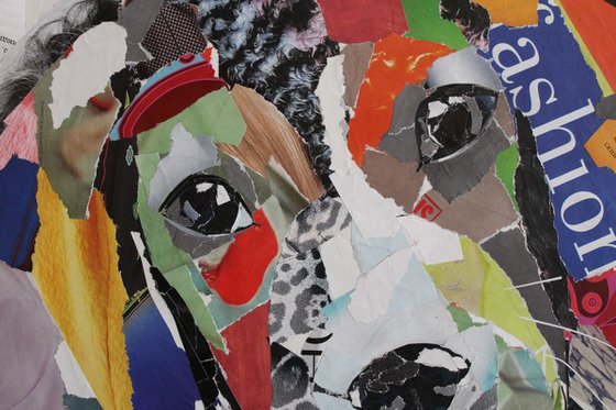 Collage, Puppy, 70*50 cm, FREE SHIPPING