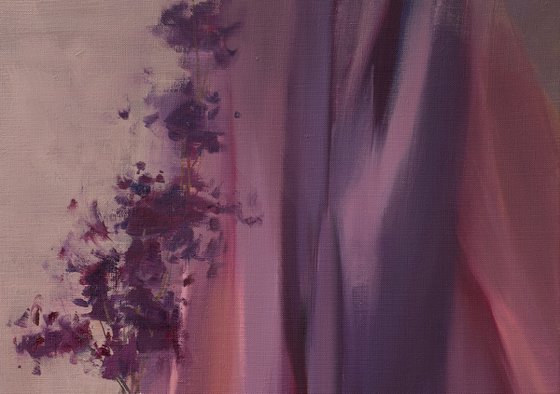 Lilac Flower Painting