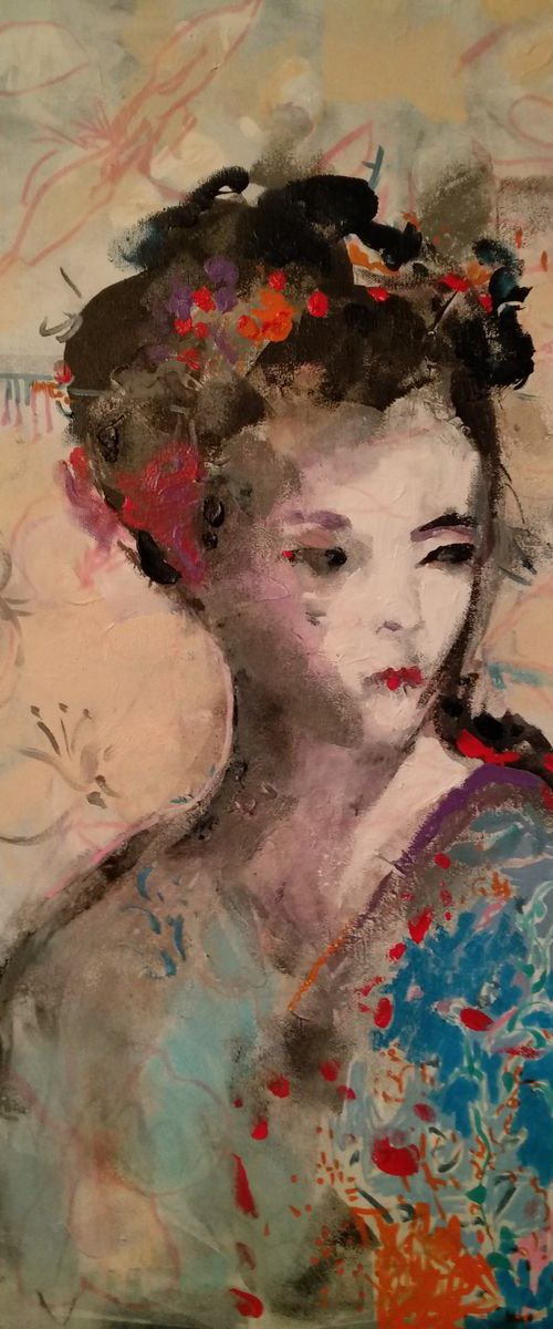 Little gheisa 9 by Marina Del Pozo
