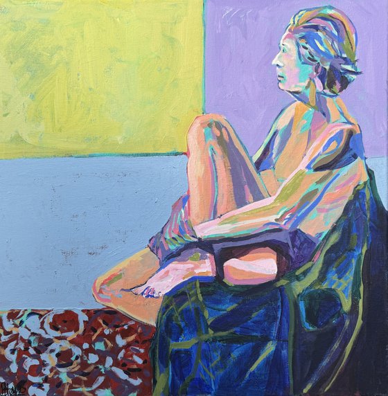 Seated Male Nude 2